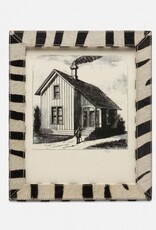 Pigeon & Poodle Hana Zebra Hair On Hide Frame 8x10