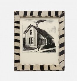 Pigeon & Poodle Hana Zebra Hair On Hide Frame 8x10