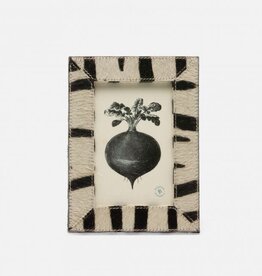 Pigeon & Poodle Hana Zebra Hair On Hide Frame 4x6
