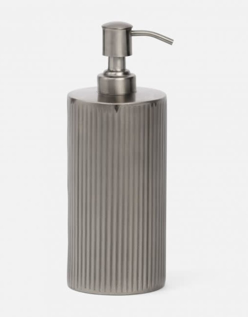 Pigeon & Poodle Redon XL Soap Pump Black Nickel 3.5"D x 8.5"H