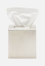 Pigeon & Poodle Redon Tissue Box Shiny Nickel 5.5"L x 5.5"W x 6"H