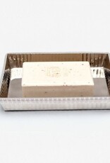 Pigeon & Poodle Redon Soap Dish Shiny Nickel 6.5"L x 4.5"W x 1"H