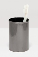 Pigeon & Poodle Redon Brush Holder Black Nickel 3"D x 4.5"H