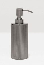 Pigeon & Poodle Redon Soap Pump Black Nickel 2.5"D x 7"H