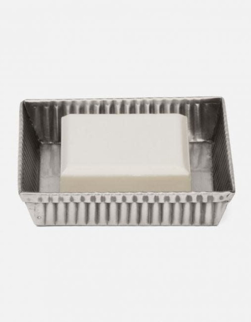 Pigeon & Poodle Redon Soap Dish Square Black Nickel 5"L x 5"W x 1"H