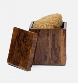 Pigeon & Poodle Varadero Dark Banana Leaf Collection Canister 4"L x 4"W x 5"H