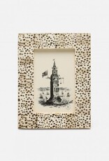 Pigeon & Poodle Ismailia Spotted Bone Frame Gold 4x6