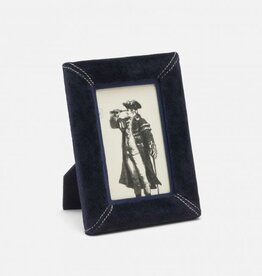 Pigeon & Poodle Juneau Velvet Frame Dark Navy 4 x 6