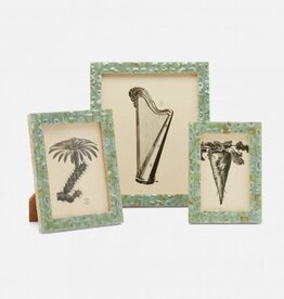 Pigeon & Poodle Safi Mother Of Pearl Frame Mint Green 4x6 Pigeon & Poodle Safi Mother Of Pearl Frame Mint Green 4x6
