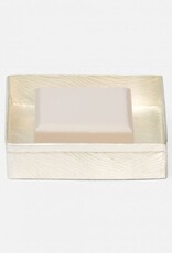Pigeon & Poodle Humbolt Soap Dish Matte Silver 5"L x 5"W x 1"H