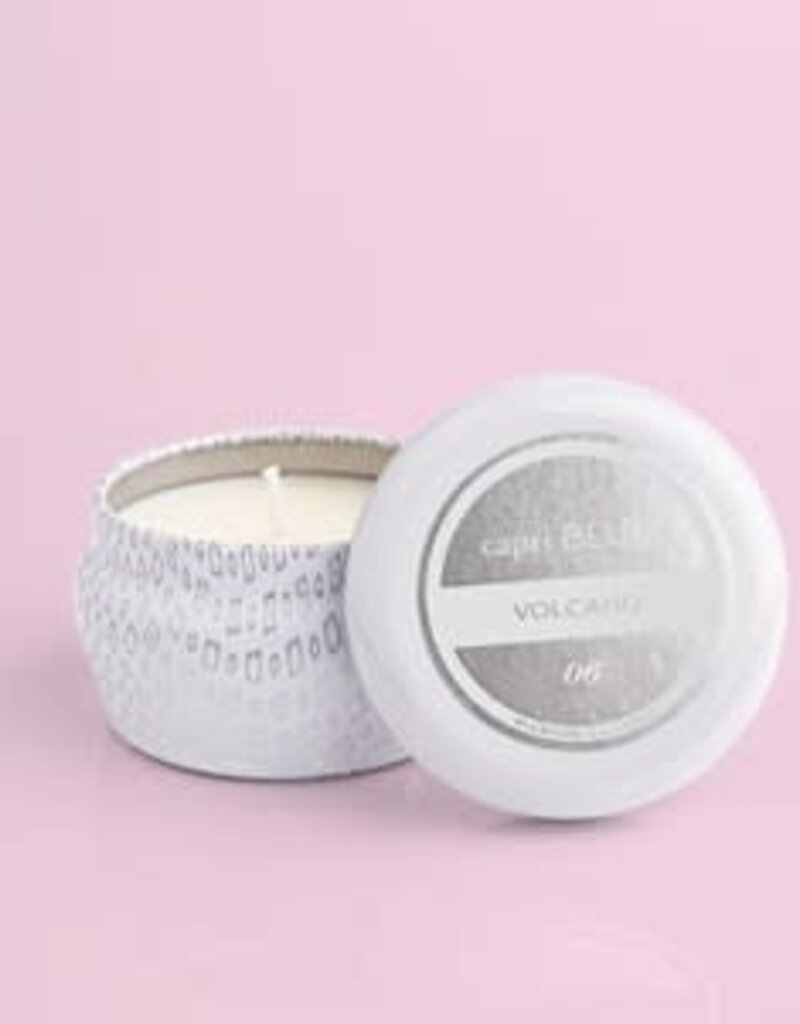 Capri Blue Volcano White Signature Mini Tin Candle 3 oz