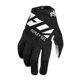 Fox Racing Ripley Gel Women's Full Finger Glove: Black/White MD