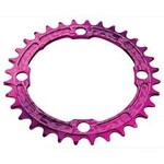 RaceFace RaceFace Narrow Wide Chainring: 104mm BCD, 30t, purple