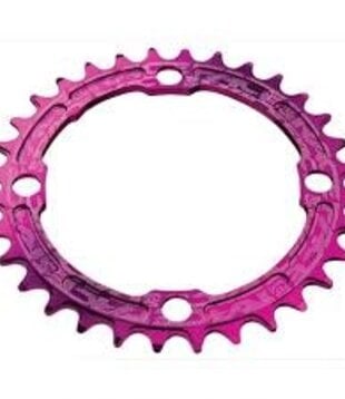 RaceFace Narrow Wide Chainring: 104mm BCD, 30t, purple