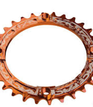 RaceFace Narrow Wide Chainring: 104mm BCD, 30t, orange