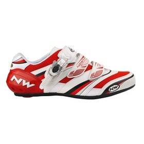 Northwave NorthWave, Chaussure de route pour homme Vertigo Pro SBS (Taille 40) Blanc & Rouge