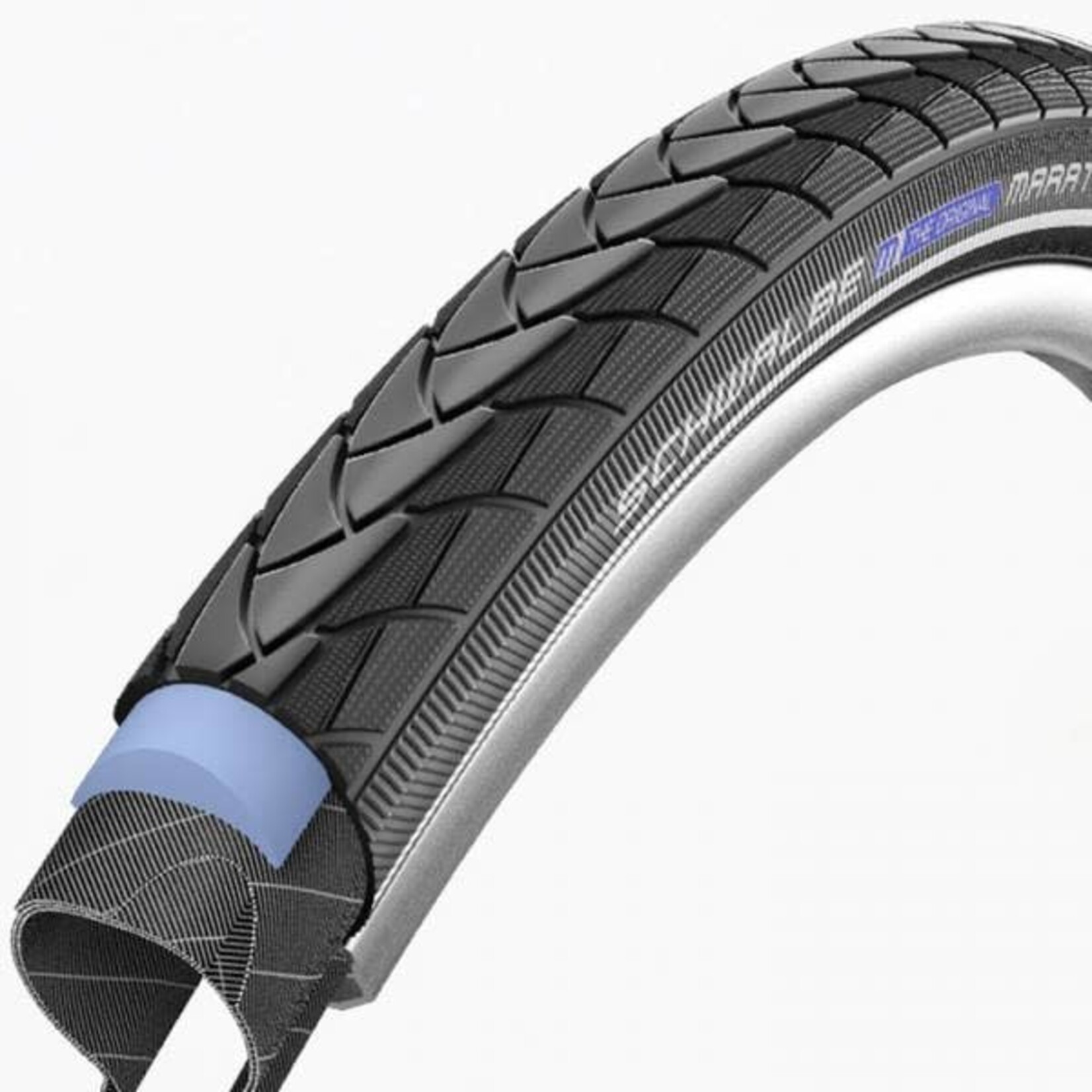 Schwalbe Schwalbe, Marathon Plus, Tire, 700x35C, Wire, Clincher, Endurance, SmartGuard, Reflex, 67TPI, Black