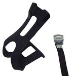 Evo EVO, Double toe-clips, Nylon straps, Black, Large