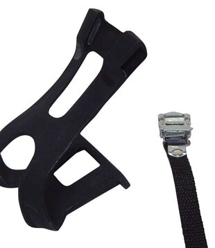 EVO, Double toe-clips, Courroies en nylon,  Large