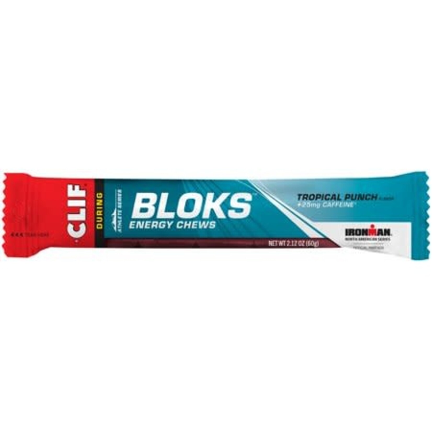 Clif Clif, Bloks, Tropical Punch With Caffeine, 18x60g single