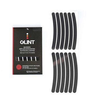 GLINT Reflective, Wheel Stickers, Black, Kit