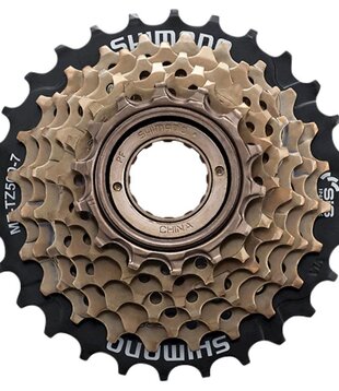 Shimano FREEWHEEL, MF-TZ500-7,7-SPEED, 14-16-18-20-22-24-28T