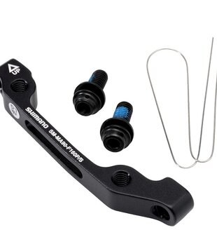 Shimano WHS, XTR SM-MA90-F160P/S Disc brake adapter for Post Mount caliper, Front, ISO fork, 160mm rotor