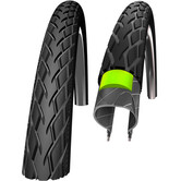 Schwalbe, Marathon, Tire, 700x32C, Wire, Clincher, Endurance, GreenGuard, 67TPI, Black