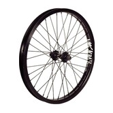 MacNeil Network front wheel 10mm black rim/black spokes/polished hub