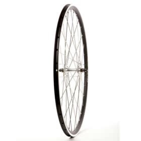 Wheel Shop, EVO E-Tour 16 Noir/ Shimano HB-RS400 Noir, Roue, Avant, 700C / 622, Trous: 32, QR, 100mm, Rim