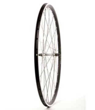 Wheel Shop, EVO E-Tour 16 Noir/ Shimano HB-RS400 Noir, Roue, Avant, 700C / 622, Trous: 32, QR, 100mm, Rim