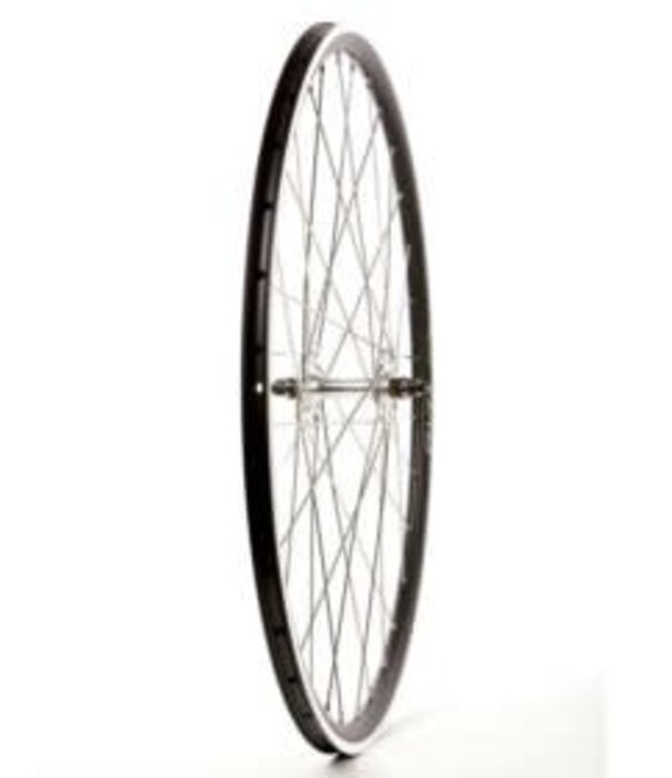 Wheel Shop, EVO E-Tour 16 Noir/ Shimano HB-RS400 Noir, Roue, Avant, 700C / 622, Trous: 32, QR, 100mm, Rim