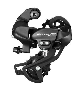 SHIMANO -DERAILLEUR, RD-TX800, TOURNEY TX, 7/8-SPEED, DIRECT ATTACHMENT TYPE, NOIR