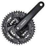 Shimano Shimano, FC-M371, Crankset, 9 sp., 170mm, 22/32/44T, BCD:64/104mm, Square, 50mm, Black