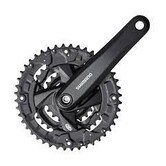 Shimano, FC-M371, Crankset, 9 sp., 170mm, 22/32/44T, BCD:64/104mm, Square, 50mm, Black