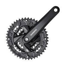 Shimano Shimano, FC-M371, Crankset, 9 sp., 170mm, 22/32/44T, BCD:64/104mm, Square, 50mm, Black