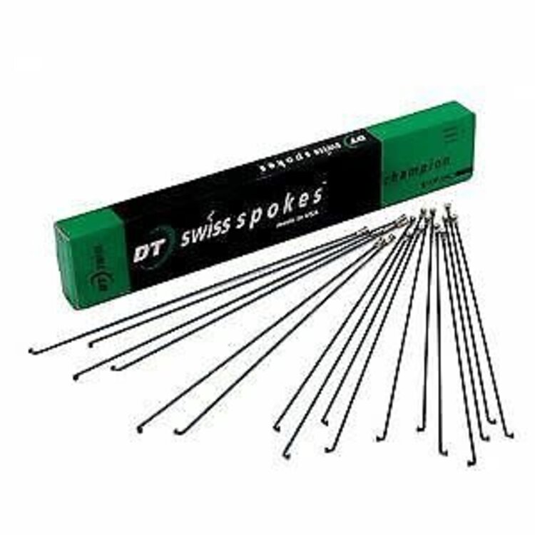 DT Swiss CHAMP STRAIGHT 2.0 NOIR 100PCS 264MM single