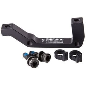 Shimano ADAPTATEUR SHIMANO SM-MA-R180P/S POUR ETRIER DE TYPE POST MOUNT - ARRIERE - VISSERIE INCLUSE - ROTOR 180MM