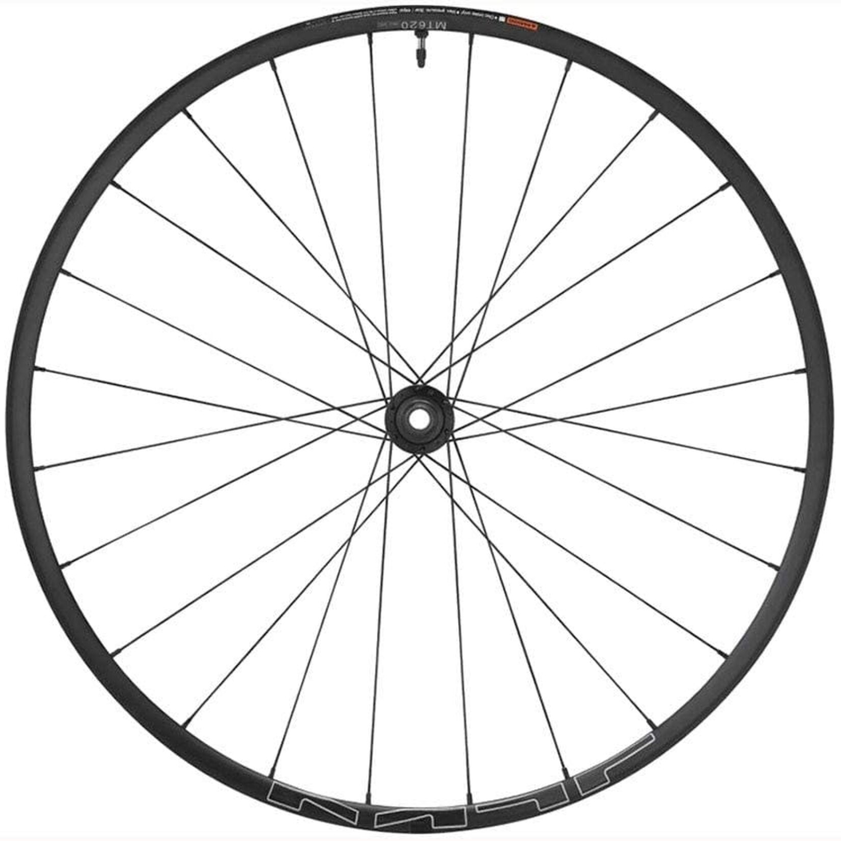 Shimano ROUE SHIMANO, WH-MT620-B-27.5, F&R:28H,FOR 12S, F:15/R:12MM E-THRU TUBELESS OLD:110/148MM, BLACK W/STD STICKER, CL DISC