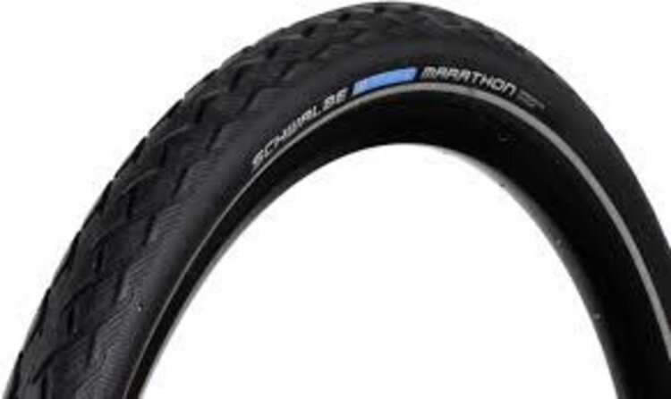 Schwalbe Schwalbe, Marathon, 16x1.35, Rigide, Endurance, GreenGuard, Reflex, 67TPI, 65-109PSI, 500g, Noir