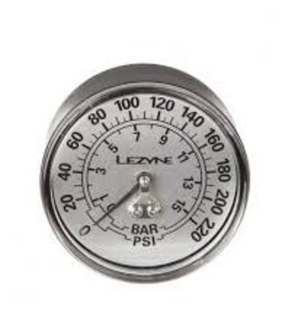 Lezyne, Floor Pumps Gauge, 2.5'', 220psi