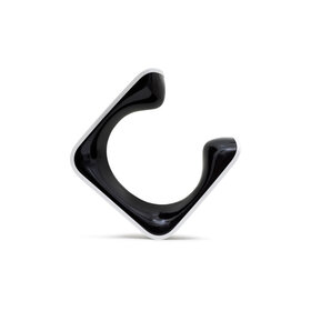 Clug Clug Wall Mount Bicycle Storage Rack, White/Black, MTB XXL Plus (fits tires 2.75" - 3.2")