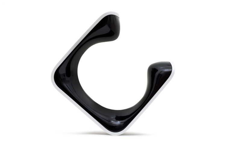 Clug Clug Wall Mount Bicycle Storage Rack, White/Black, MTB XXL Plus (fits tires 2.75" - 3.2")