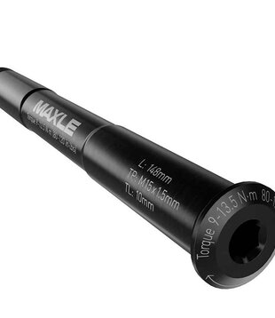 RockShox, MAXLE STEALTH, Thru Axle, Front, 15x110mm TA, Length: 158mm, Thread Length: 9mm, Thread Pitch: M15x1.50, B''st