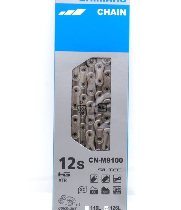 Shimano Shimano, XTR CN-M9100, Chain, Speed: 12, Links: 126, Silver