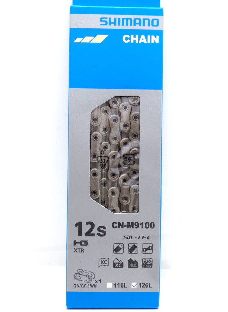 Shimano Shimano, XTR CN-M9100, Chain, Speed: 12, Links: 126, Silver