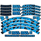 Raceface DECAL KIT MEDIUM 801C NEON BLUE