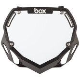 Box BMX, Number Plate, Two, Large, Black