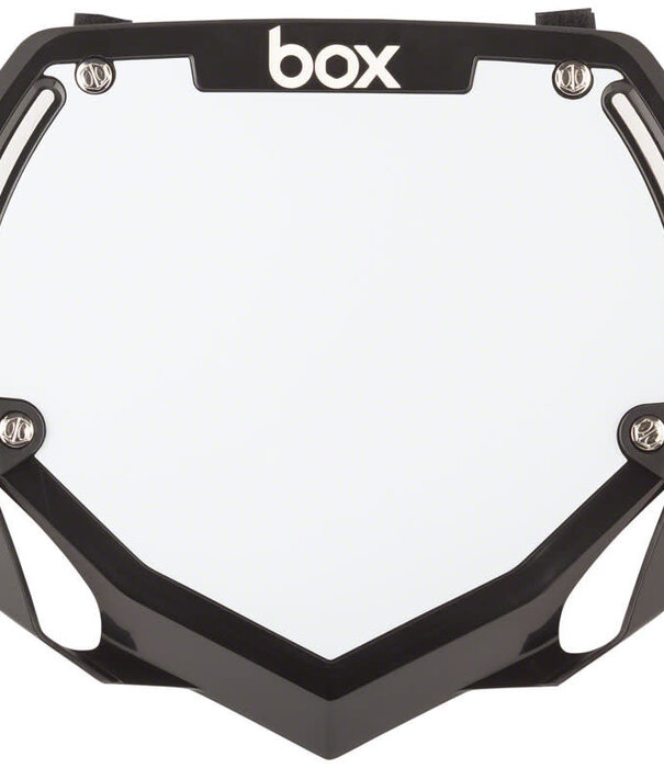 Box Components Box BMX, Number Plate, Two, Large, Black