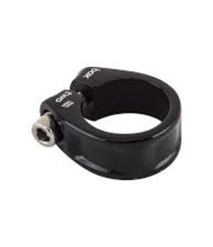 Box Two, Fixed Seat Post Clamp Kit, 25.4, Black